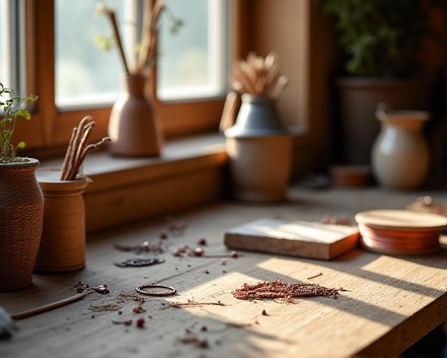 Interno del laboratorio Fiume Creations a Roma